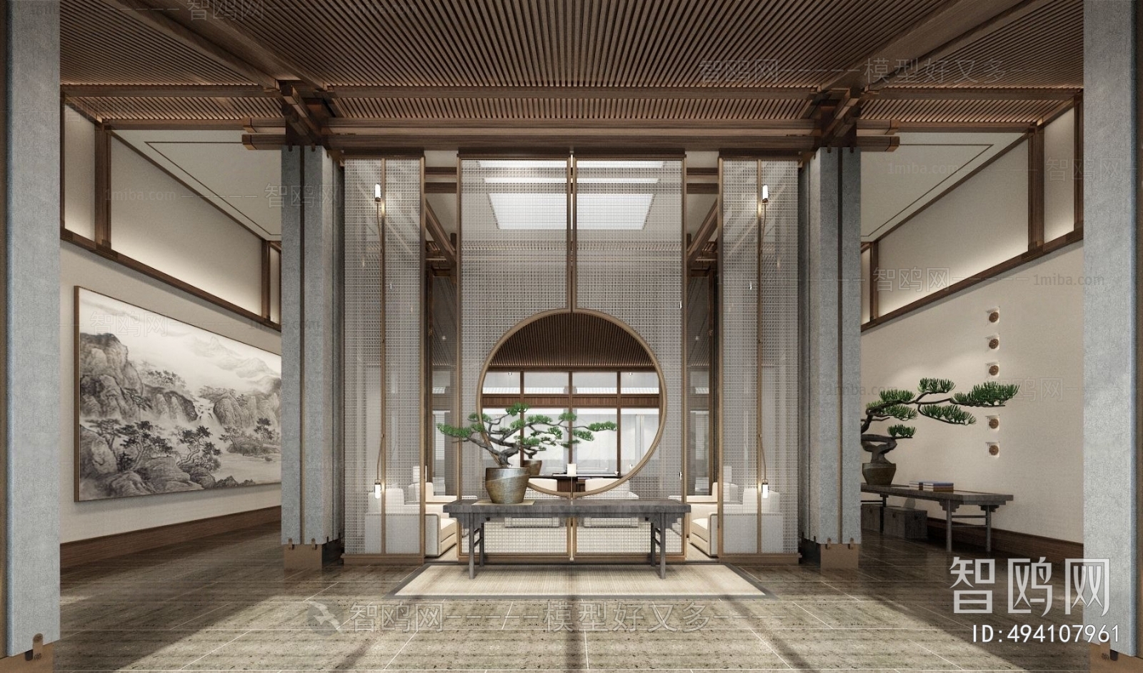 New Chinese Style Hotel Space