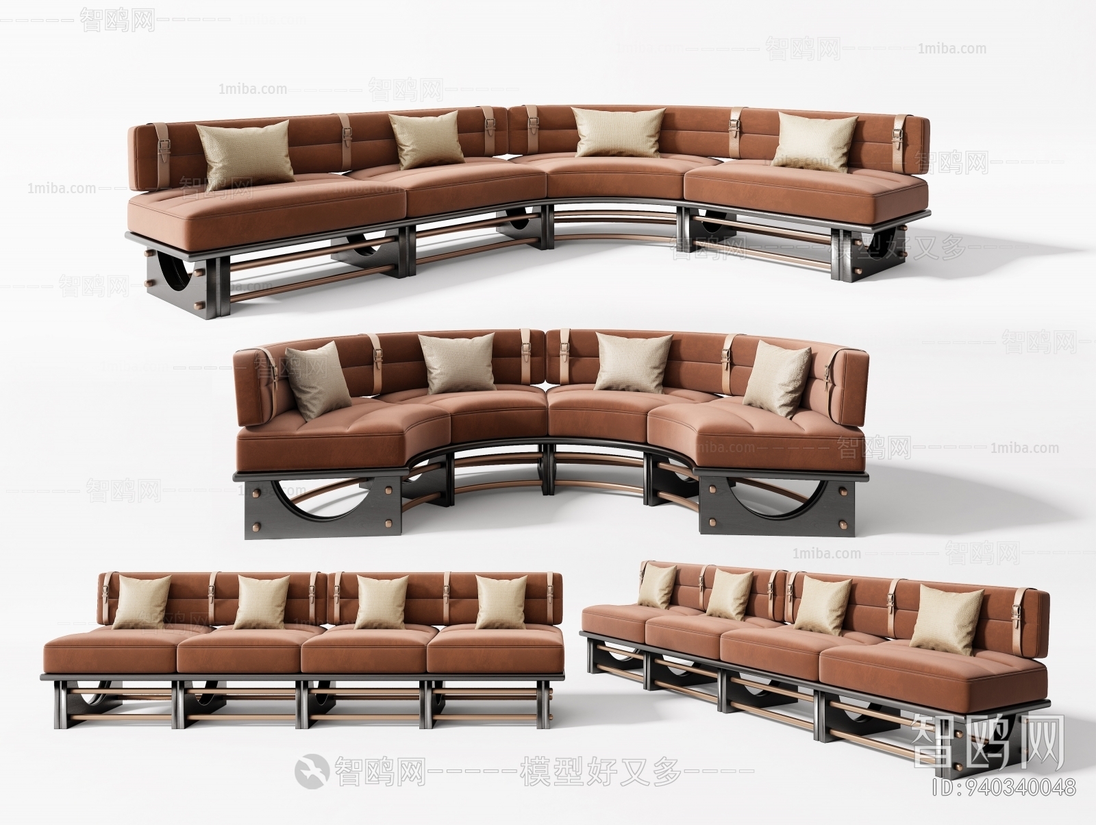 Modern Curved Sofa