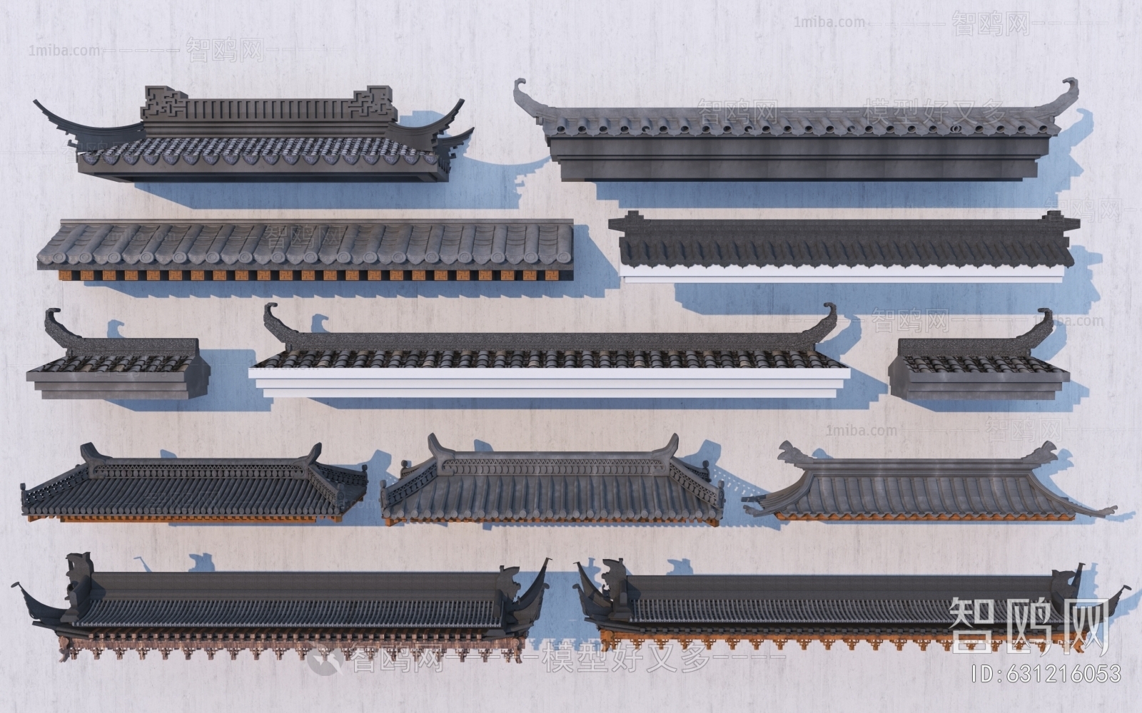 Chinese Style Building Component