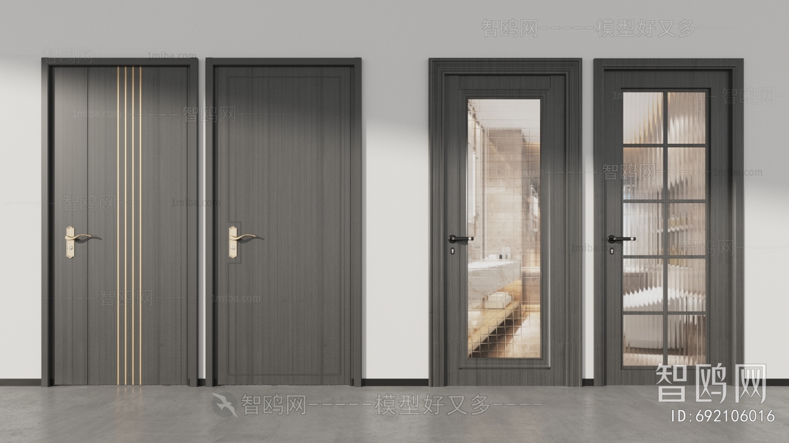 Modern Single Door