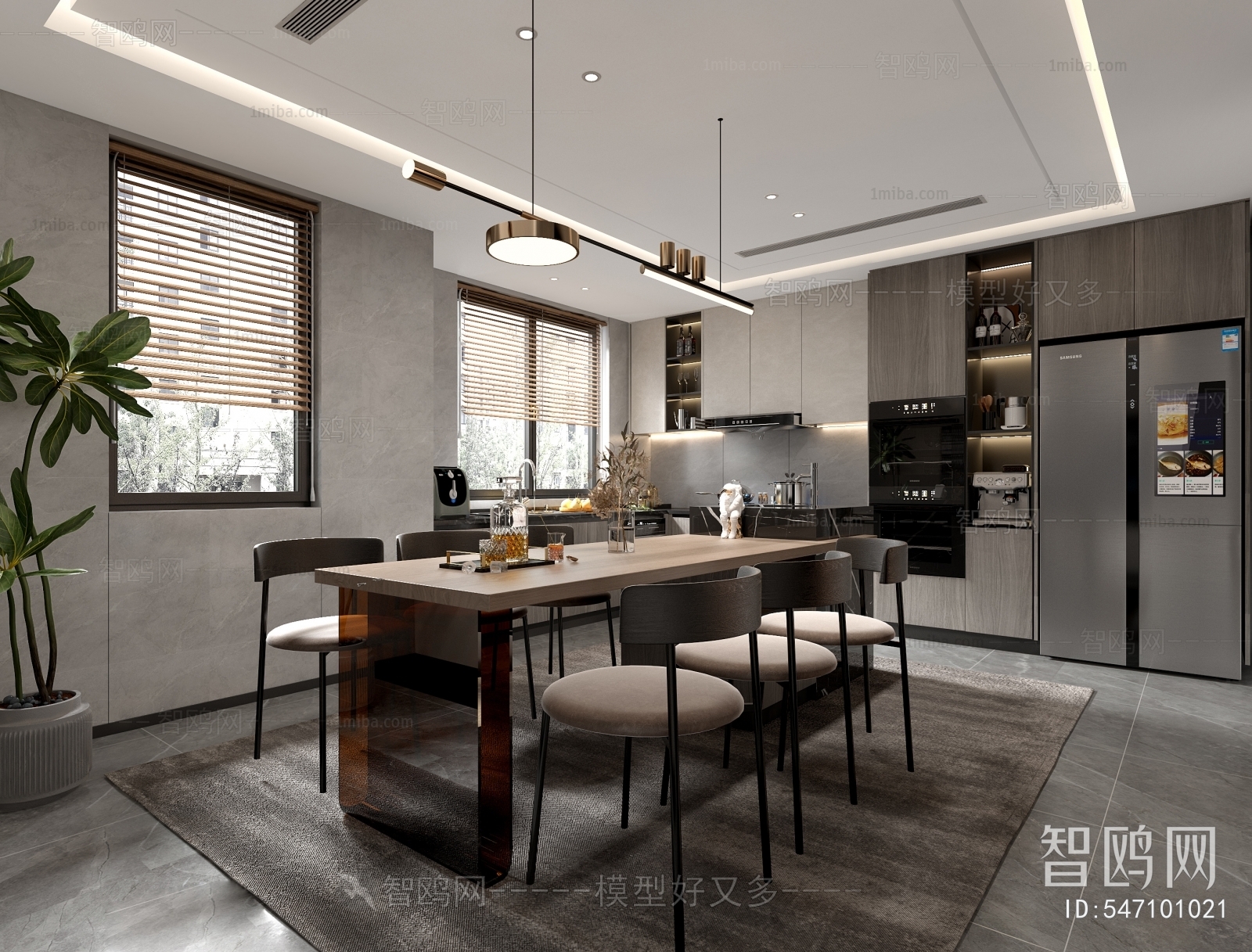 Modern Open Kitchen