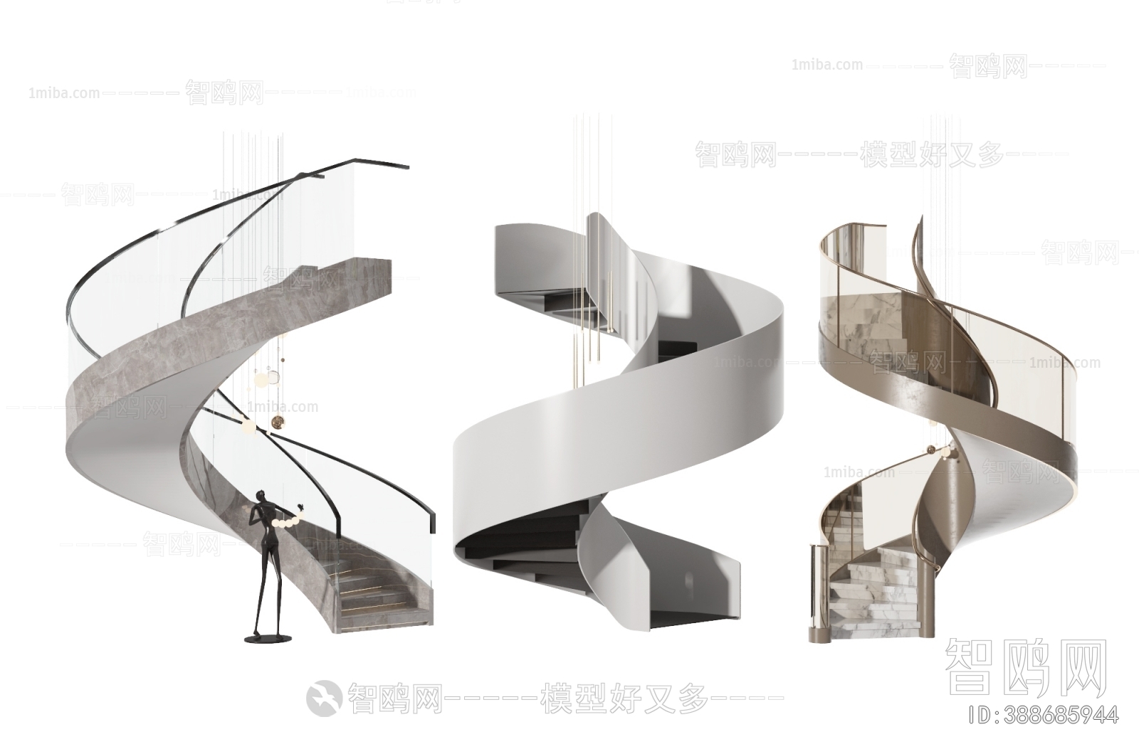 Modern Rotating Staircase