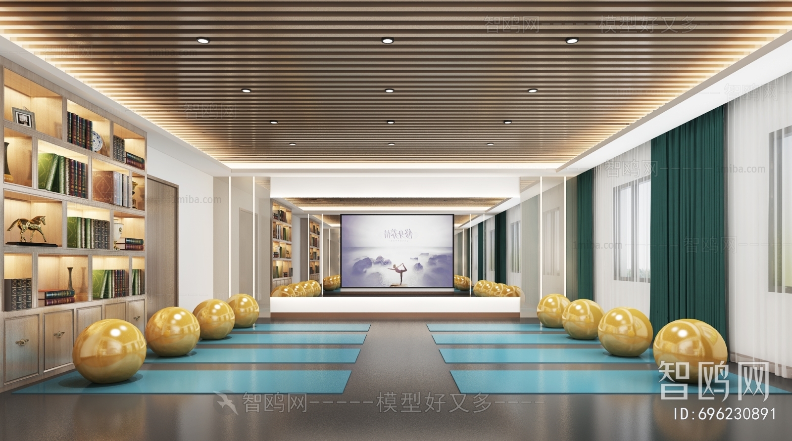 Modern Yoga Room