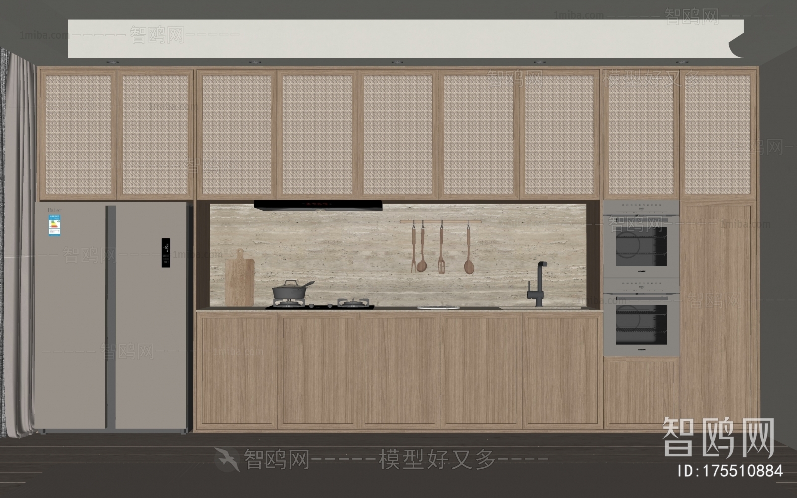 Wabi-sabi Style Kitchen Cabinet