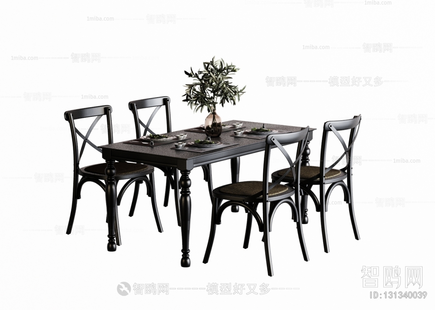 American Style Dining Table And Chairs