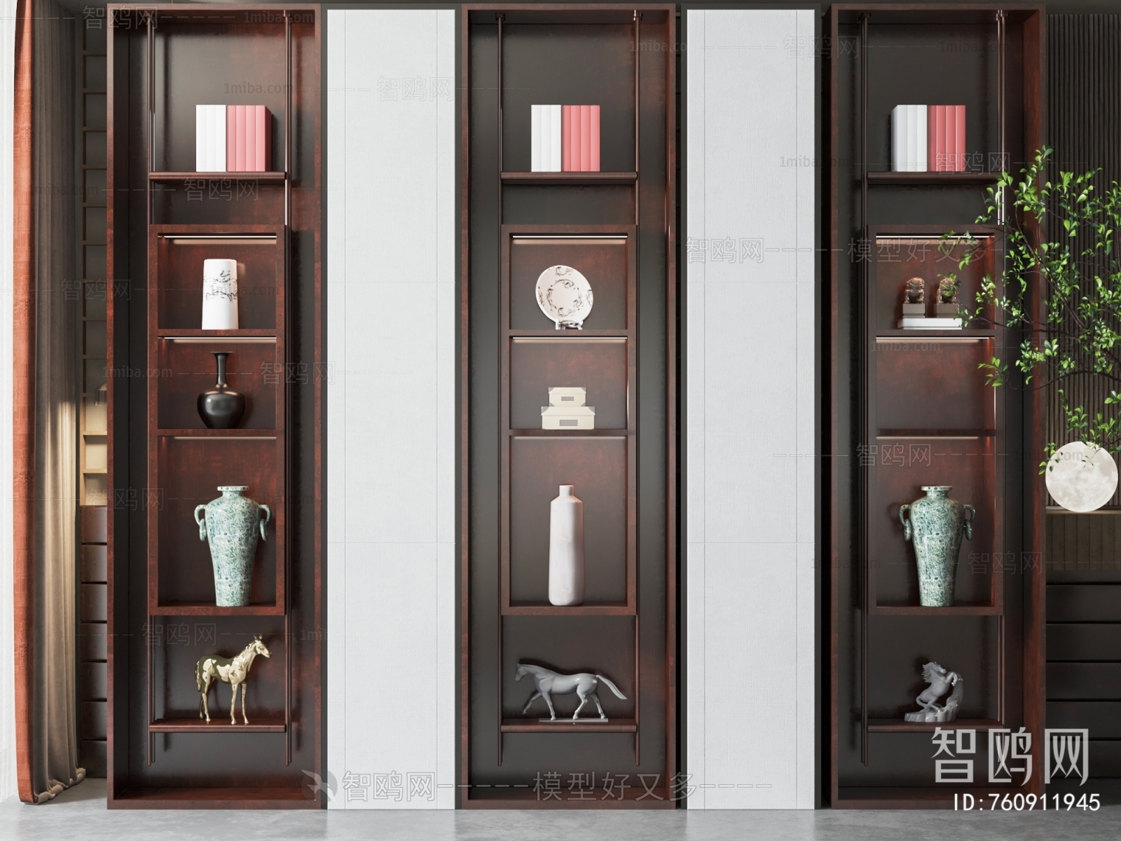 New Chinese Style Decorative Cabinet