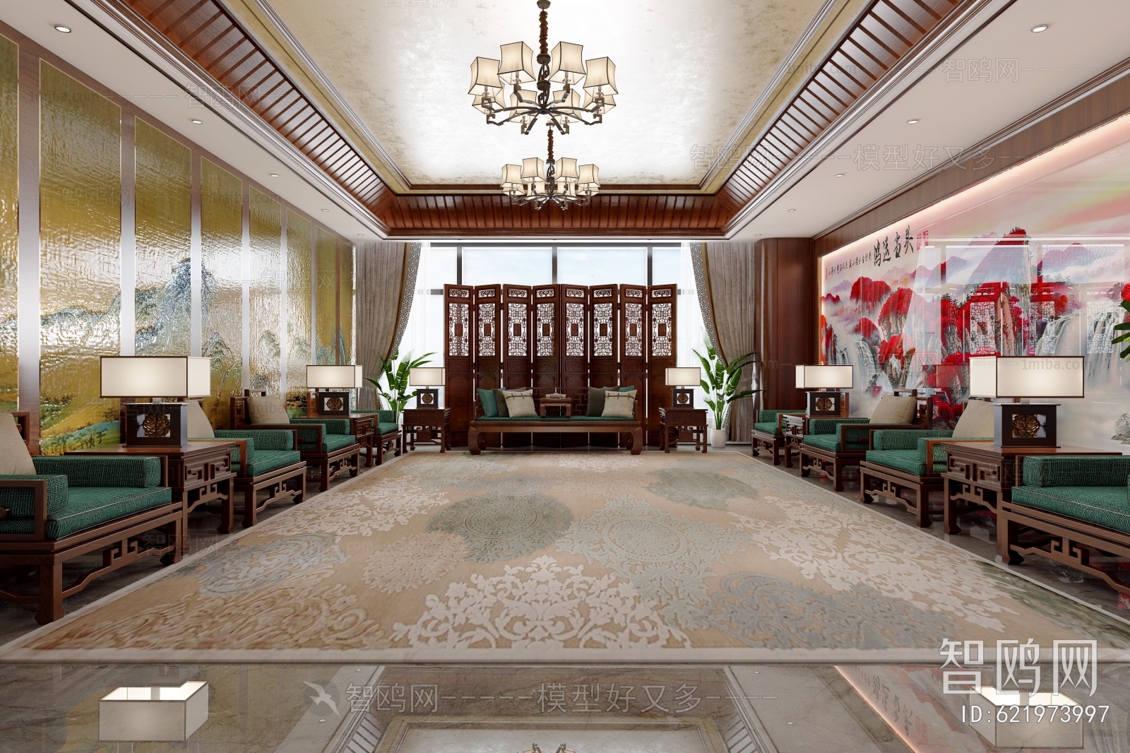 Chinese Style Reception Room