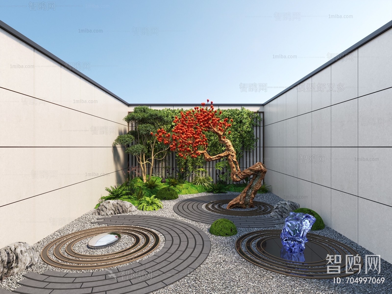 Modern Courtyard/landscape