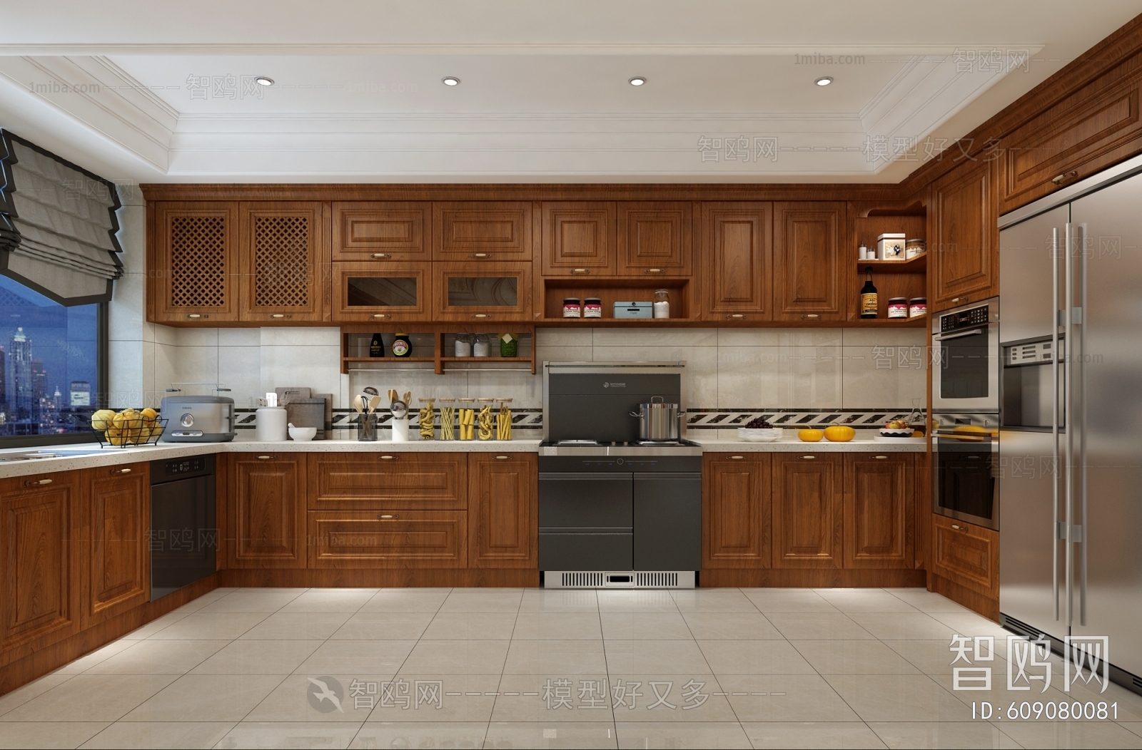 American Style Open Kitchen