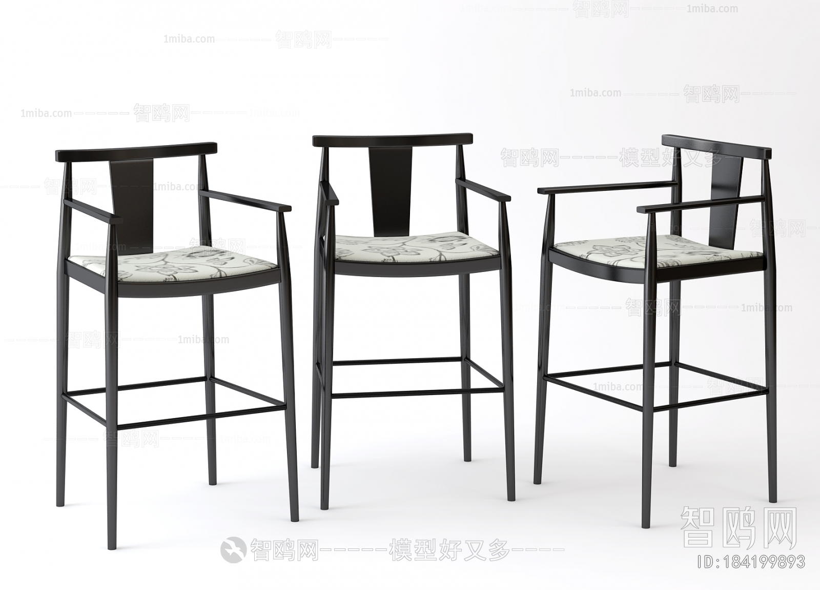 New Chinese Style Bar Chair