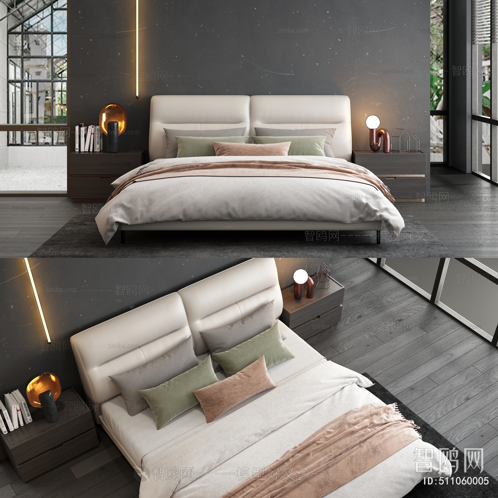 Modern Double Bed