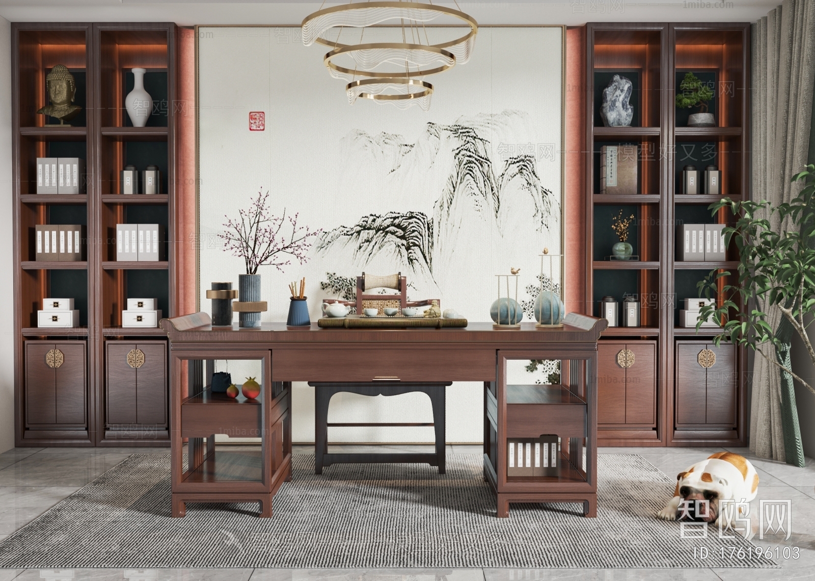 Chinese Style Study Space