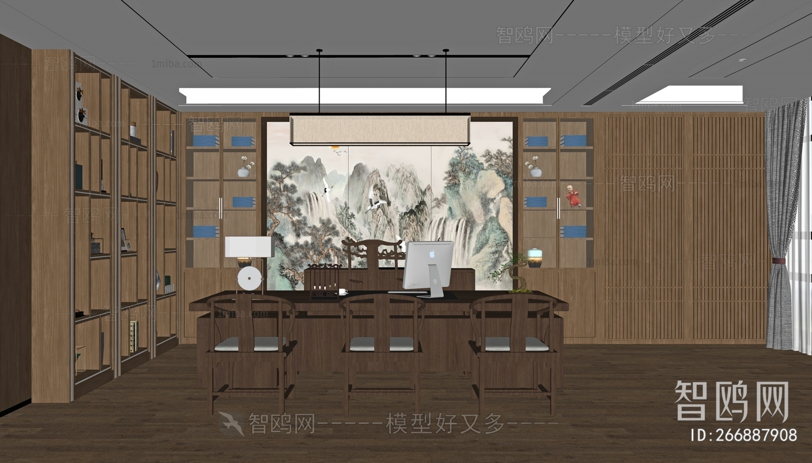 New Chinese Style Manager's Office