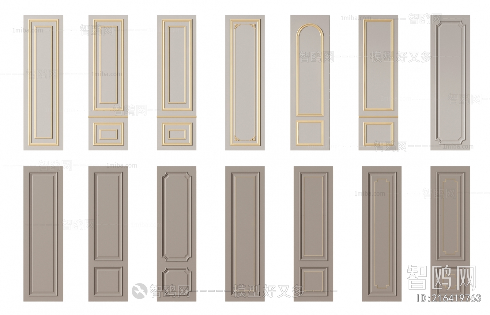 Simple European Style Panels