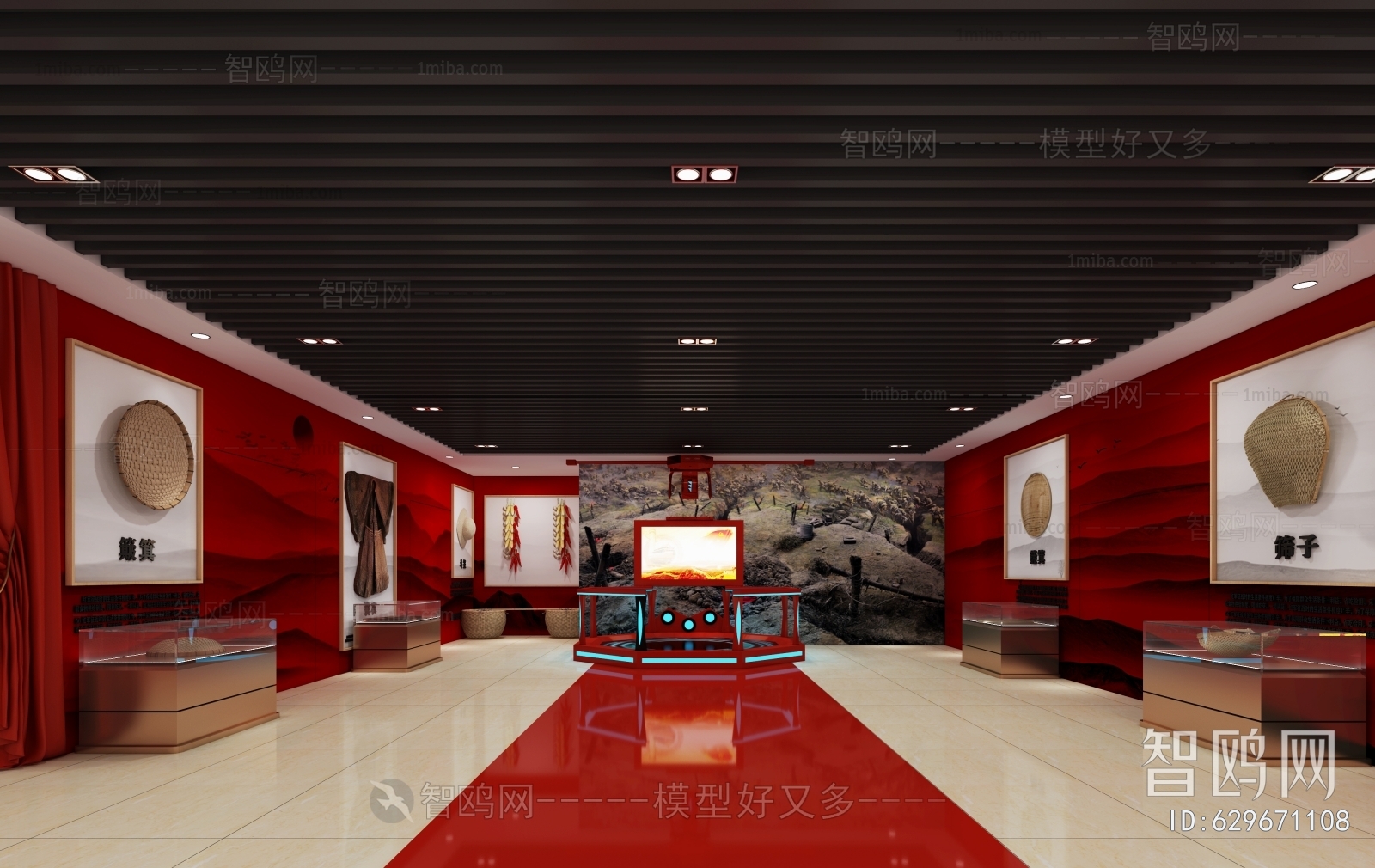 New Chinese Style Exhibition Hall