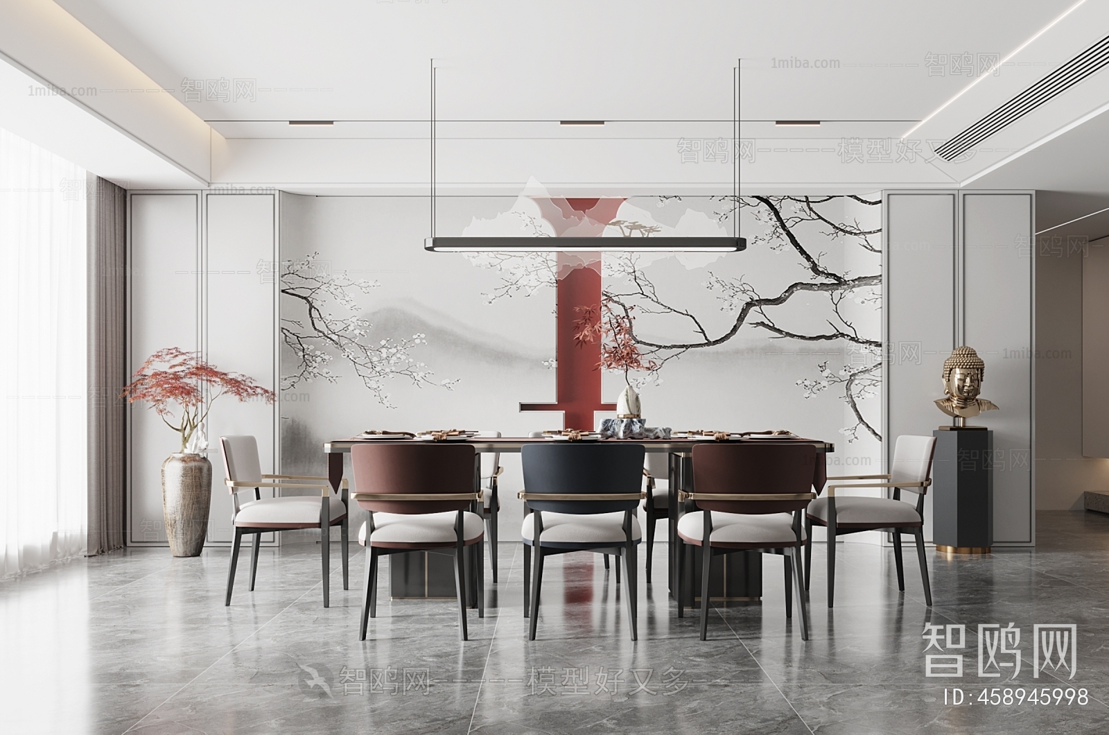 New Chinese Style Dining Room
