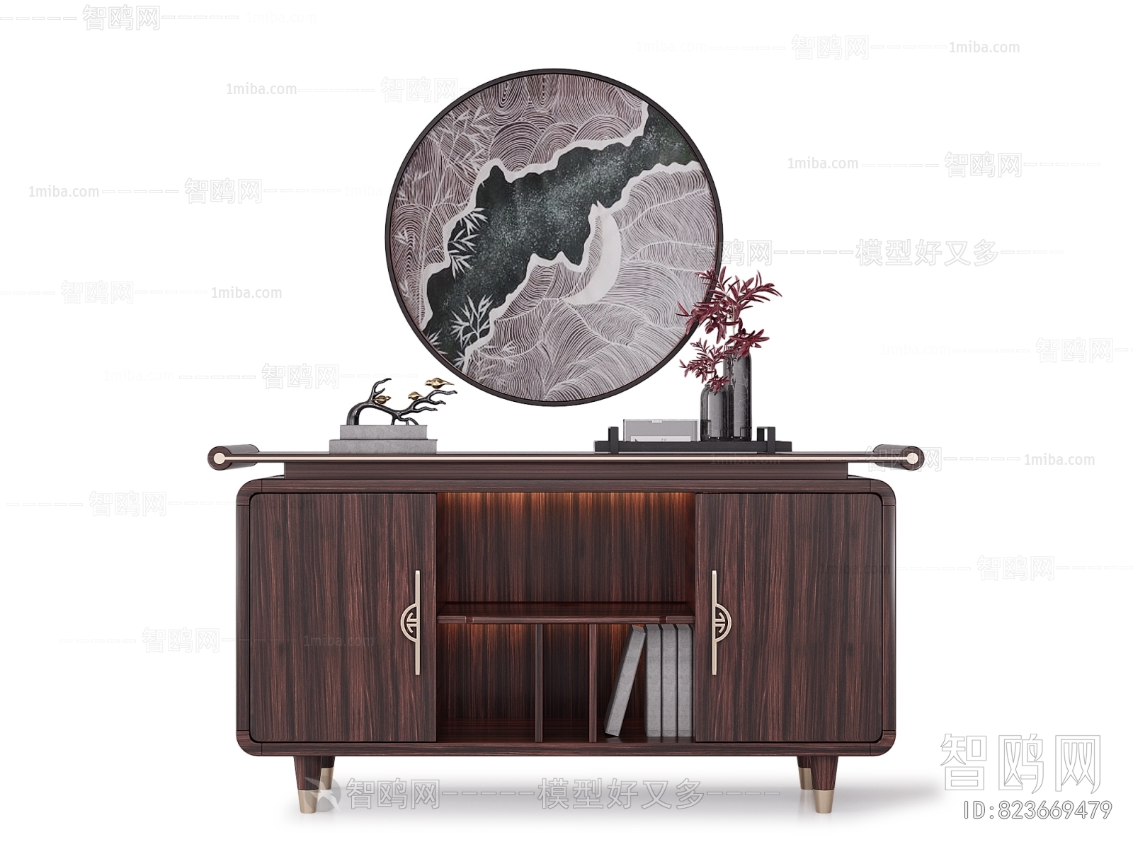 New Chinese Style Side Cabinet/Entrance Cabinet