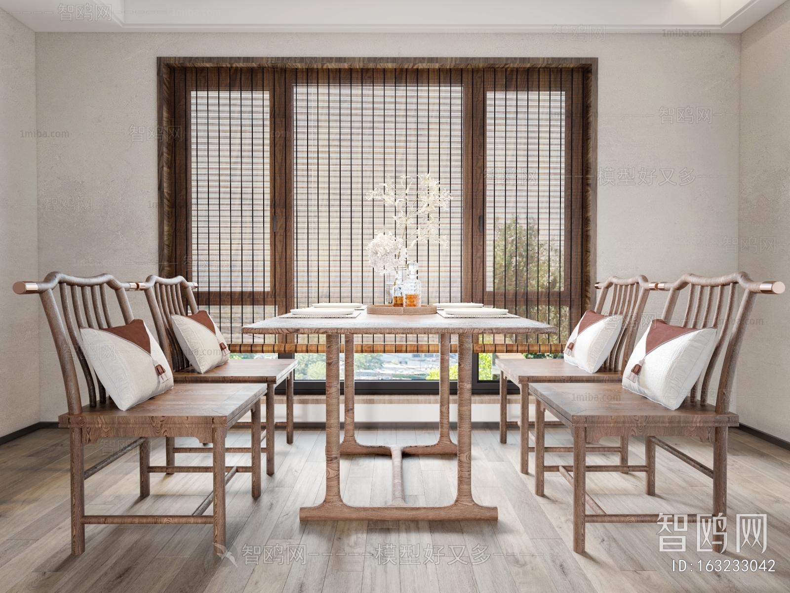 New Chinese Style Dining Table And Chairs