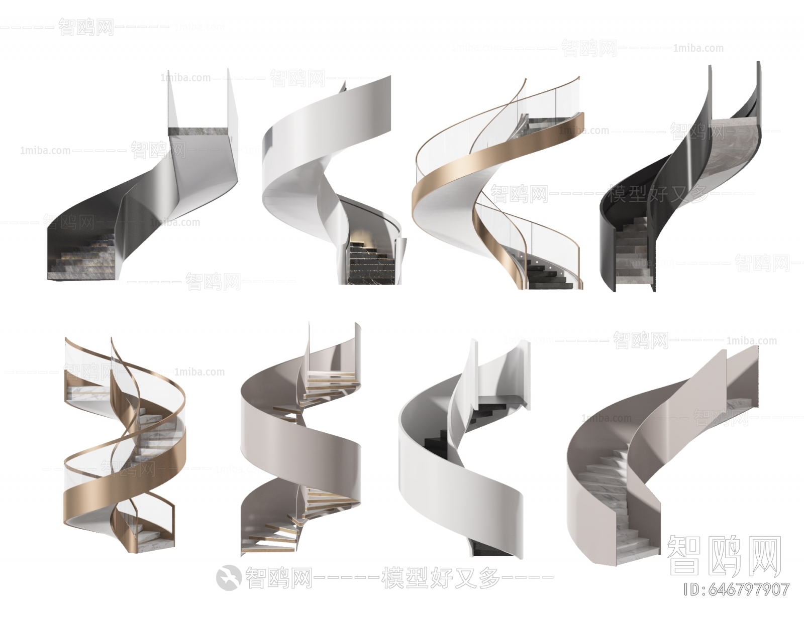 Modern Rotating Staircase