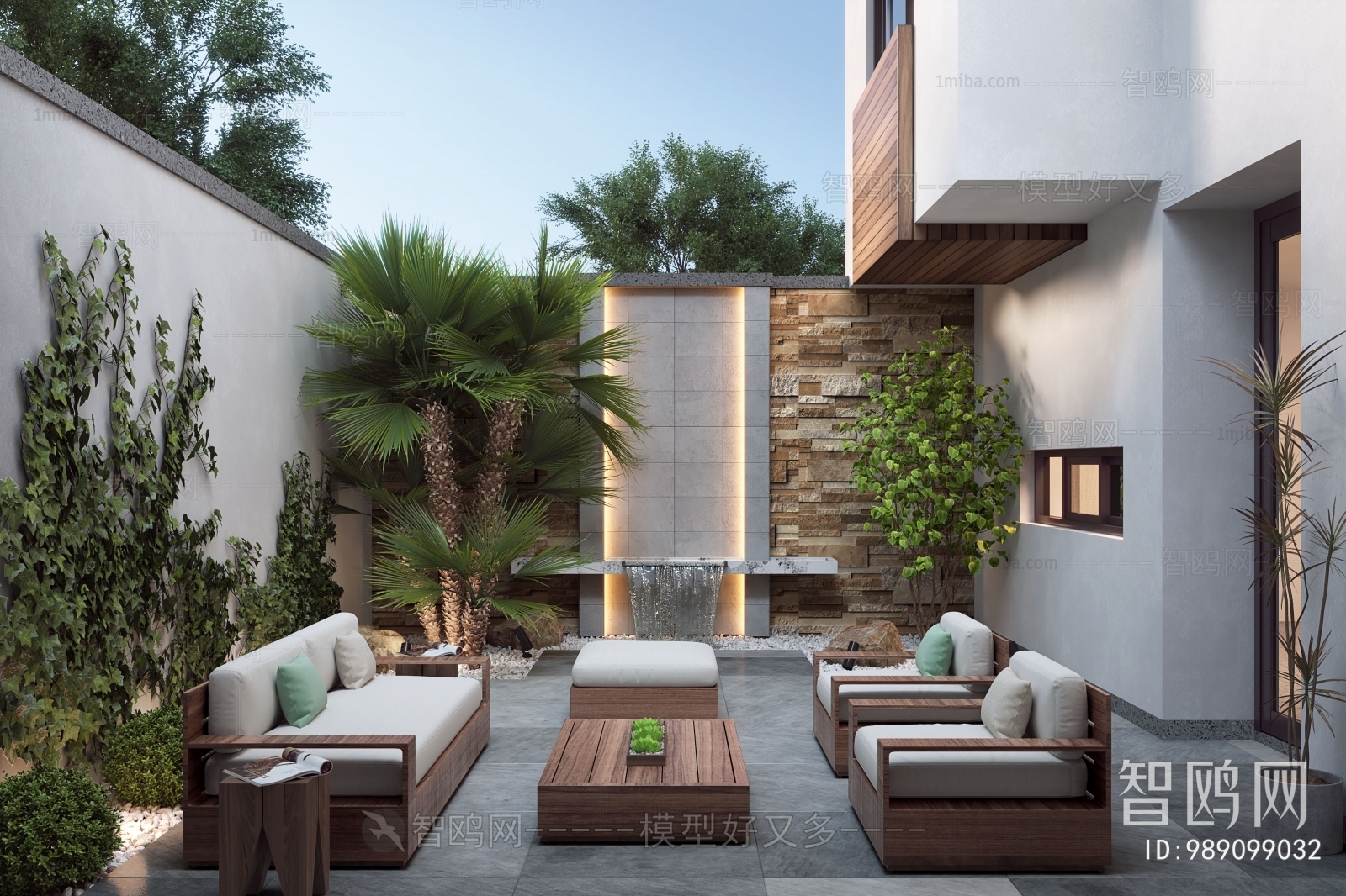 Modern Courtyard/landscape