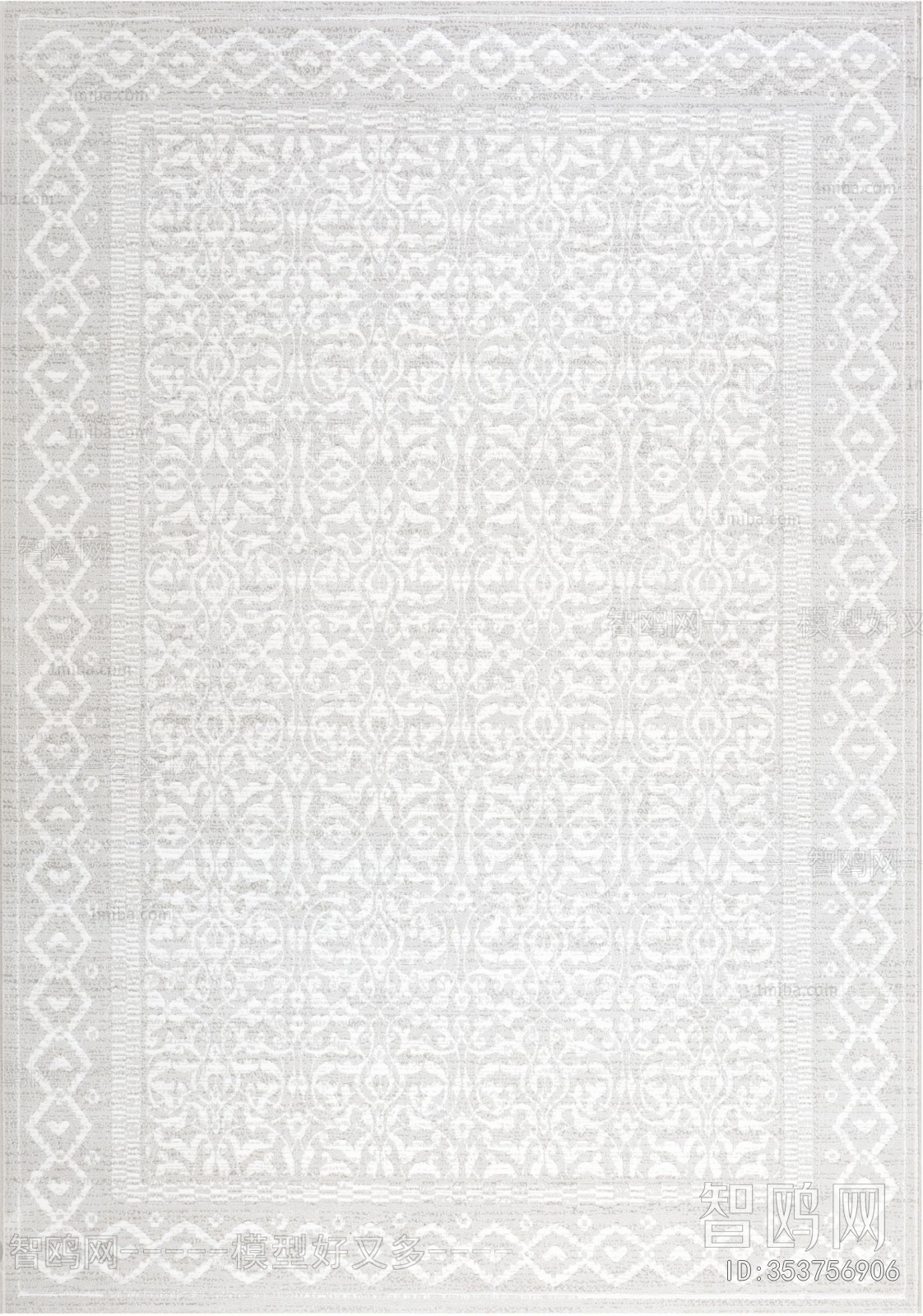 法式花纹地毯