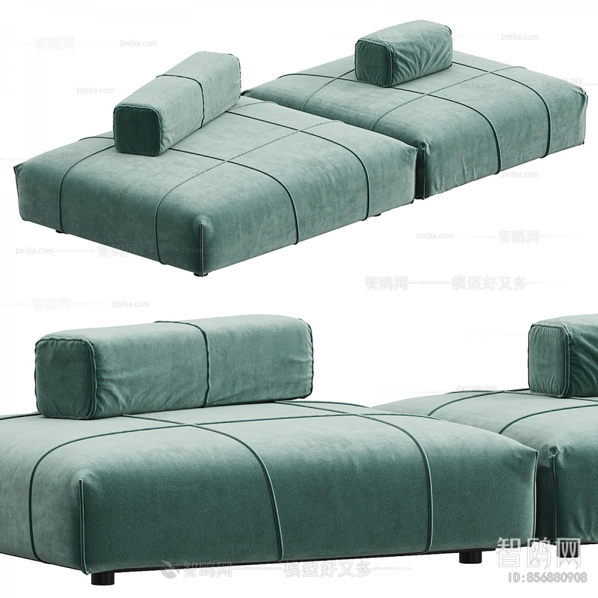 BaxterPanama现代双人沙发