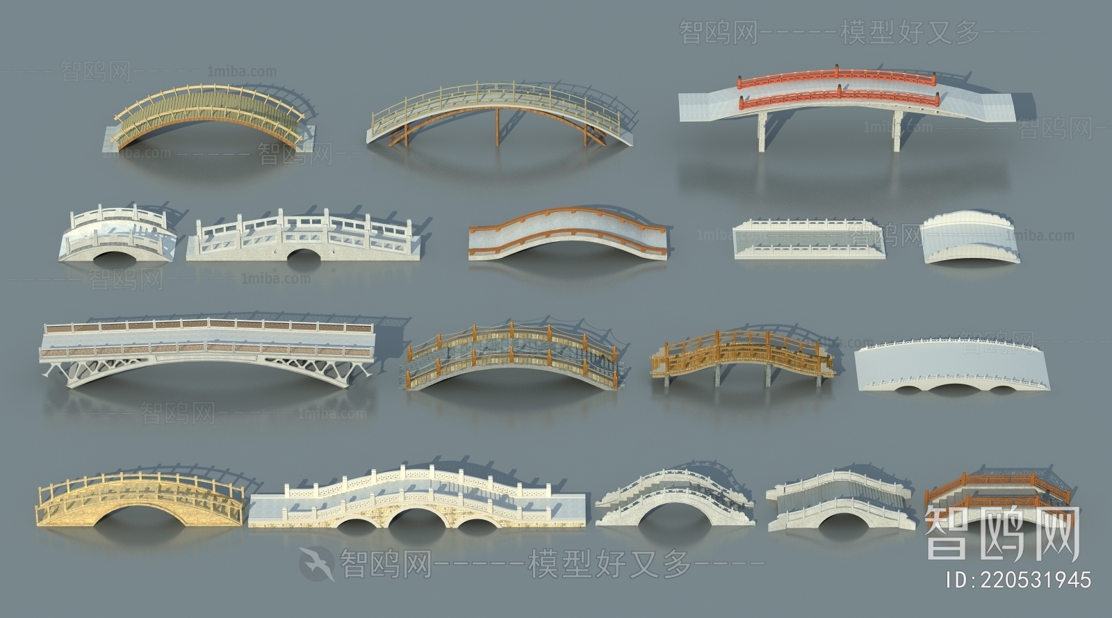 Chinese Style Building Component