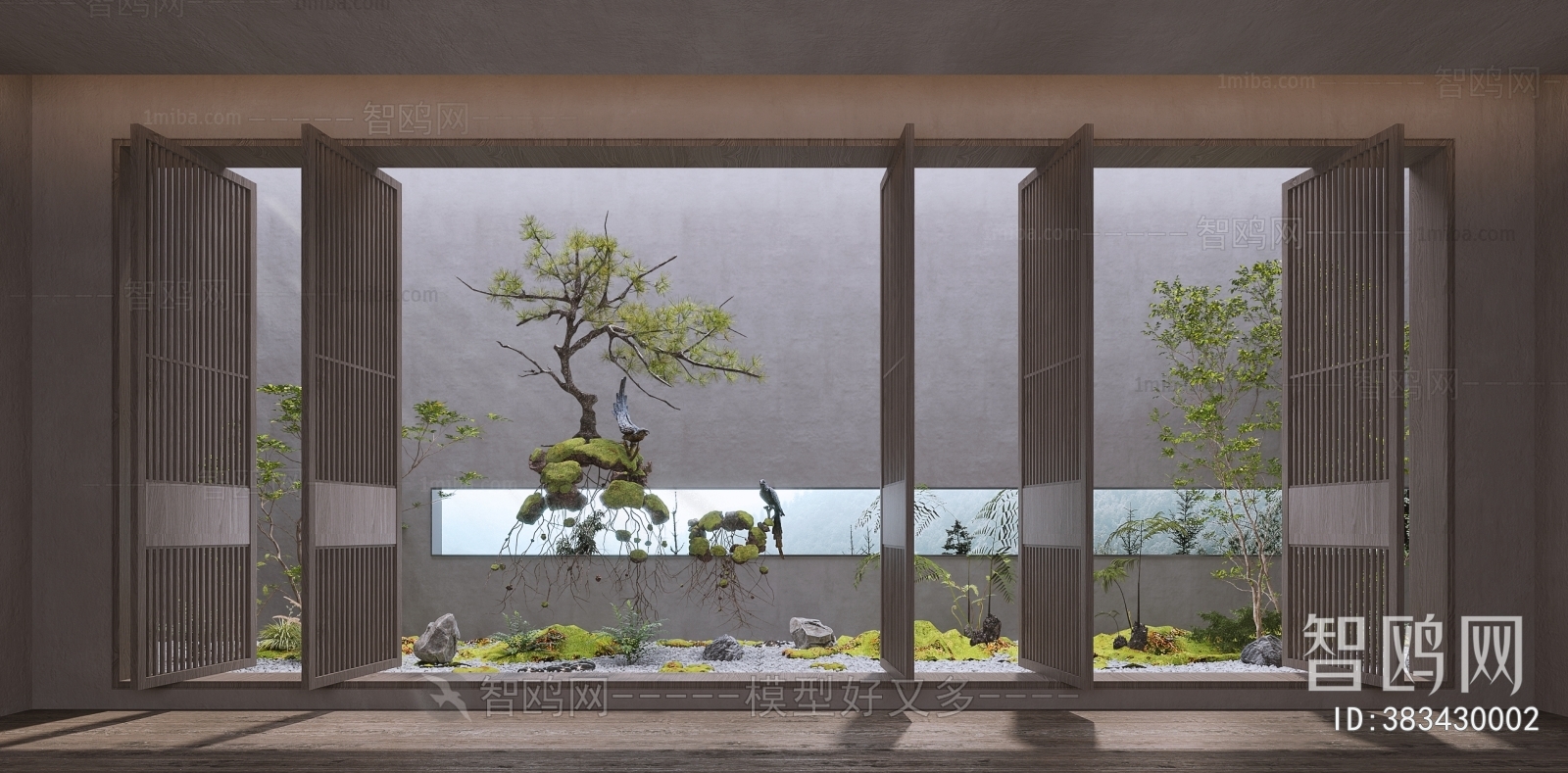 New Chinese Style Courtyard/landscape