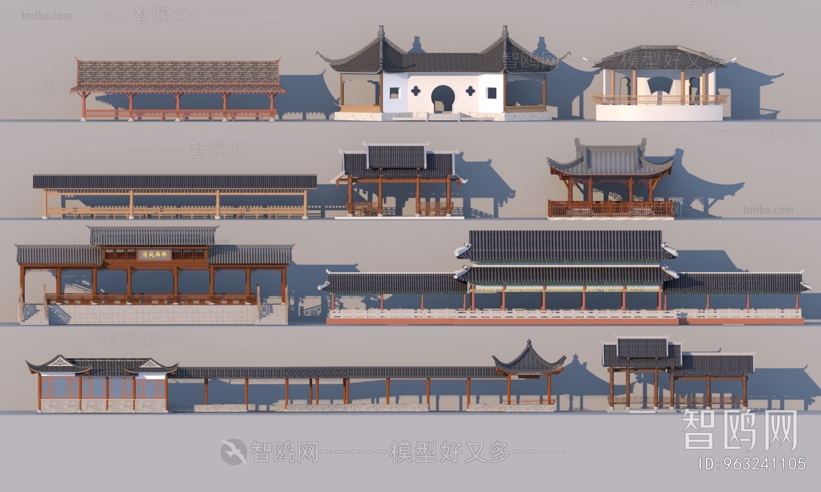 New Chinese Style Building Component