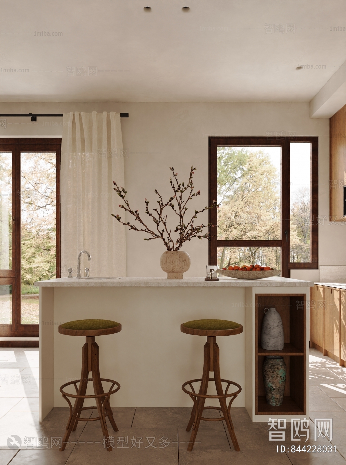 Wabi-sabi Style Dining Room