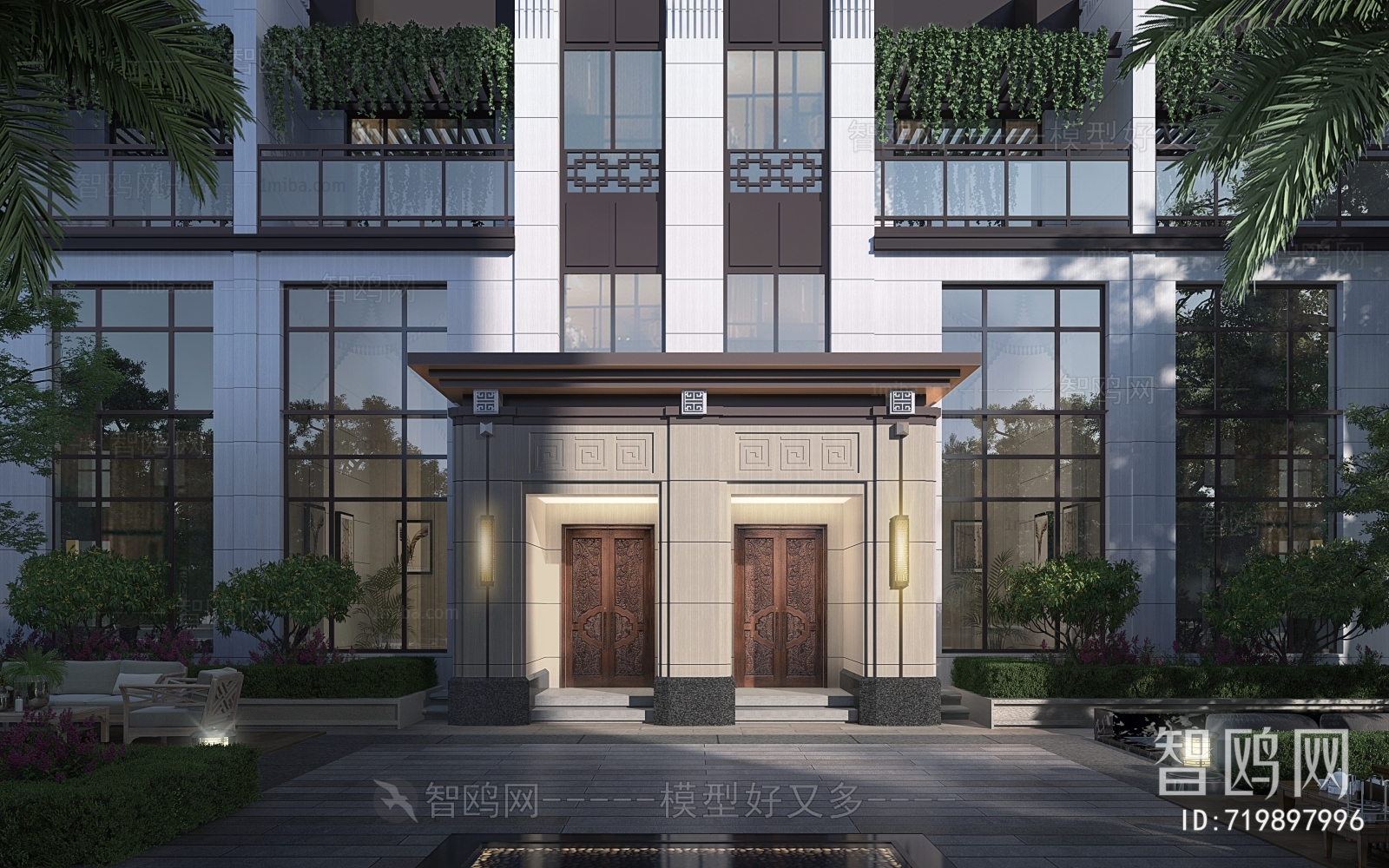 New Chinese Style Facade Element