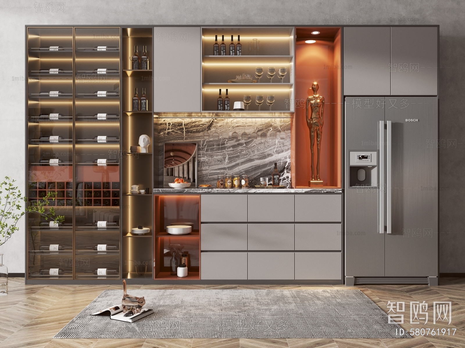 Modern Wine Cabinet