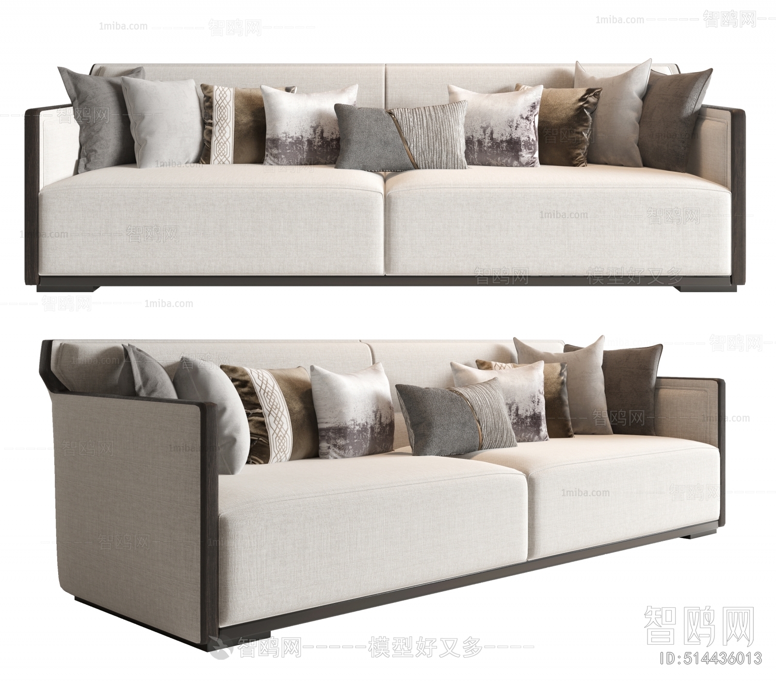 New Chinese Style A Sofa For Two