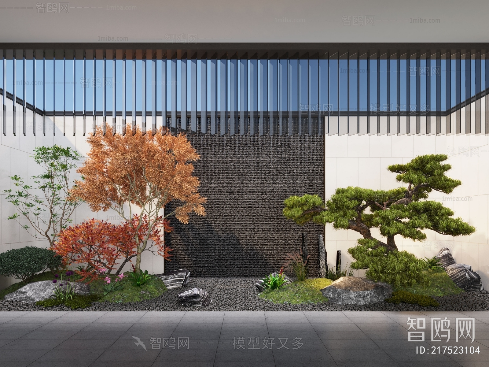 Modern Courtyard/landscape