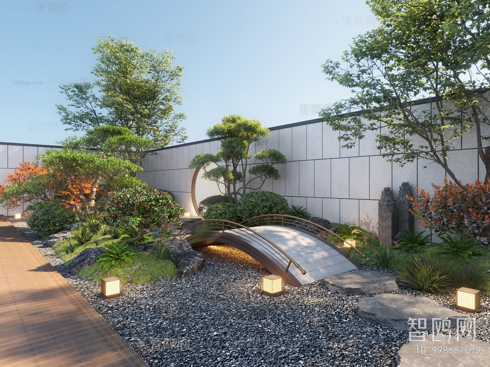 Modern Courtyard/landscape