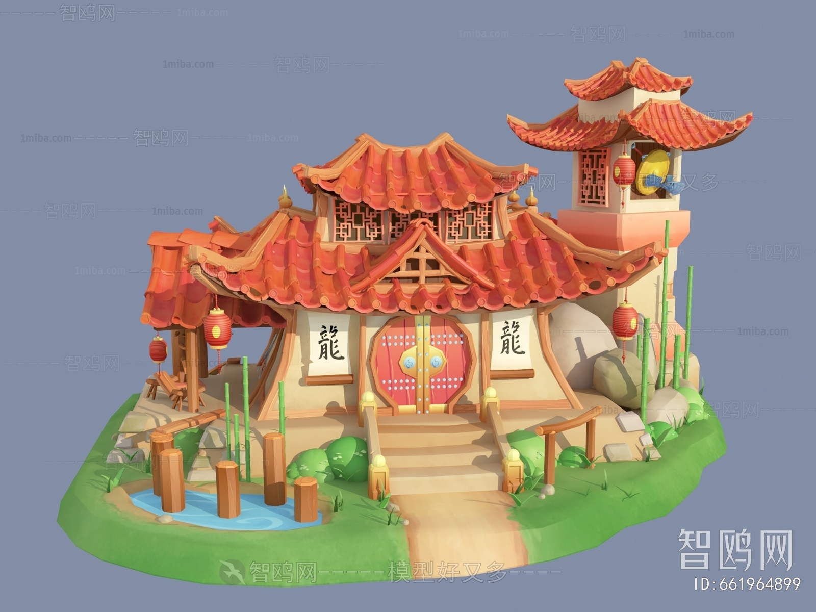 New Chinese Style Building Appearance