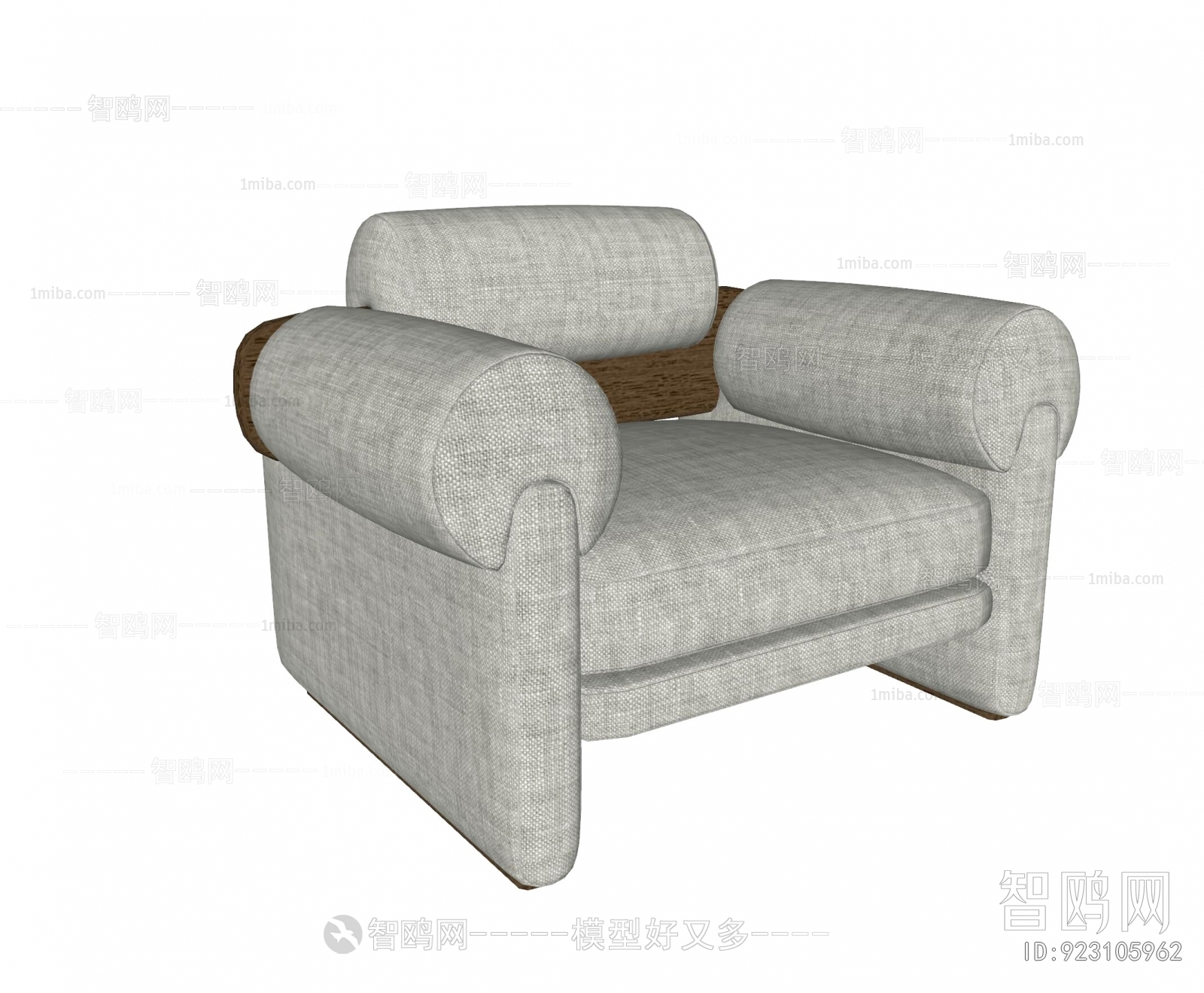 Minotti现代单人沙发