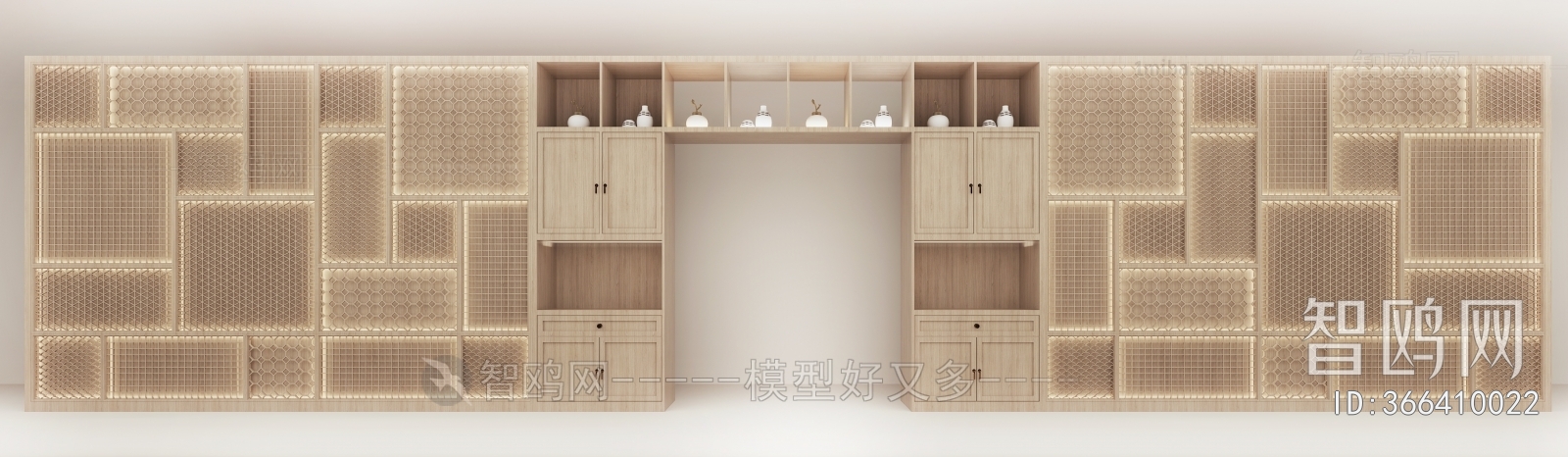 New Chinese Style Decorative Cabinet