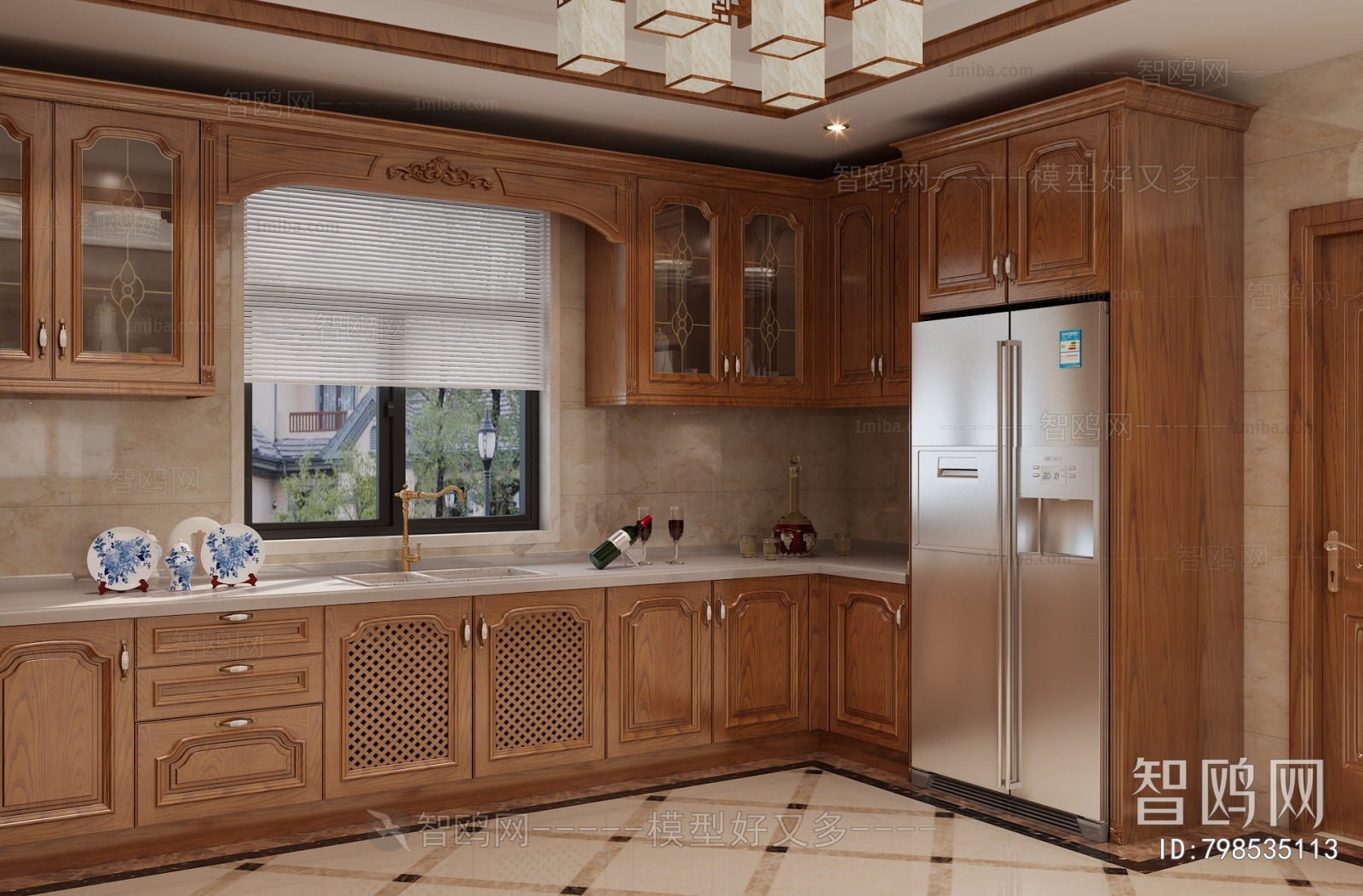 European Style Open Kitchen