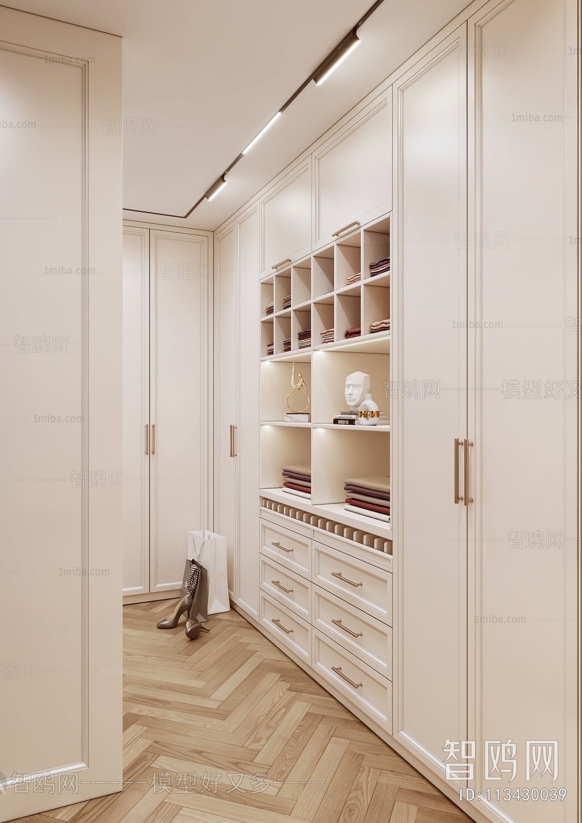 Modern Clothes Storage Area