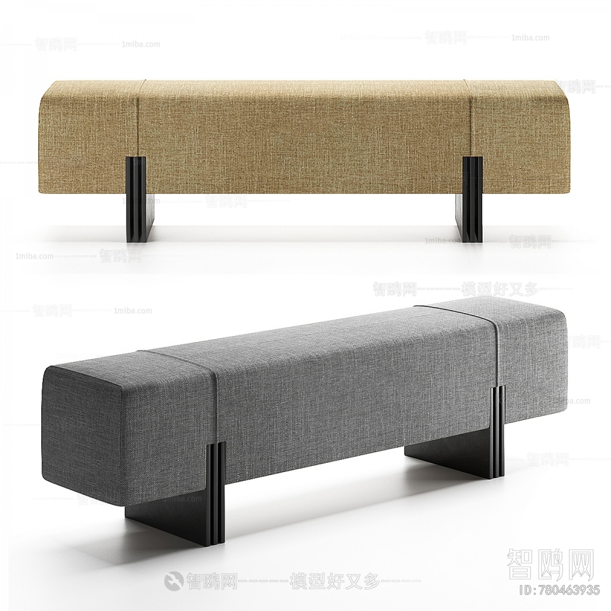现代沙发长凳 床尾凳