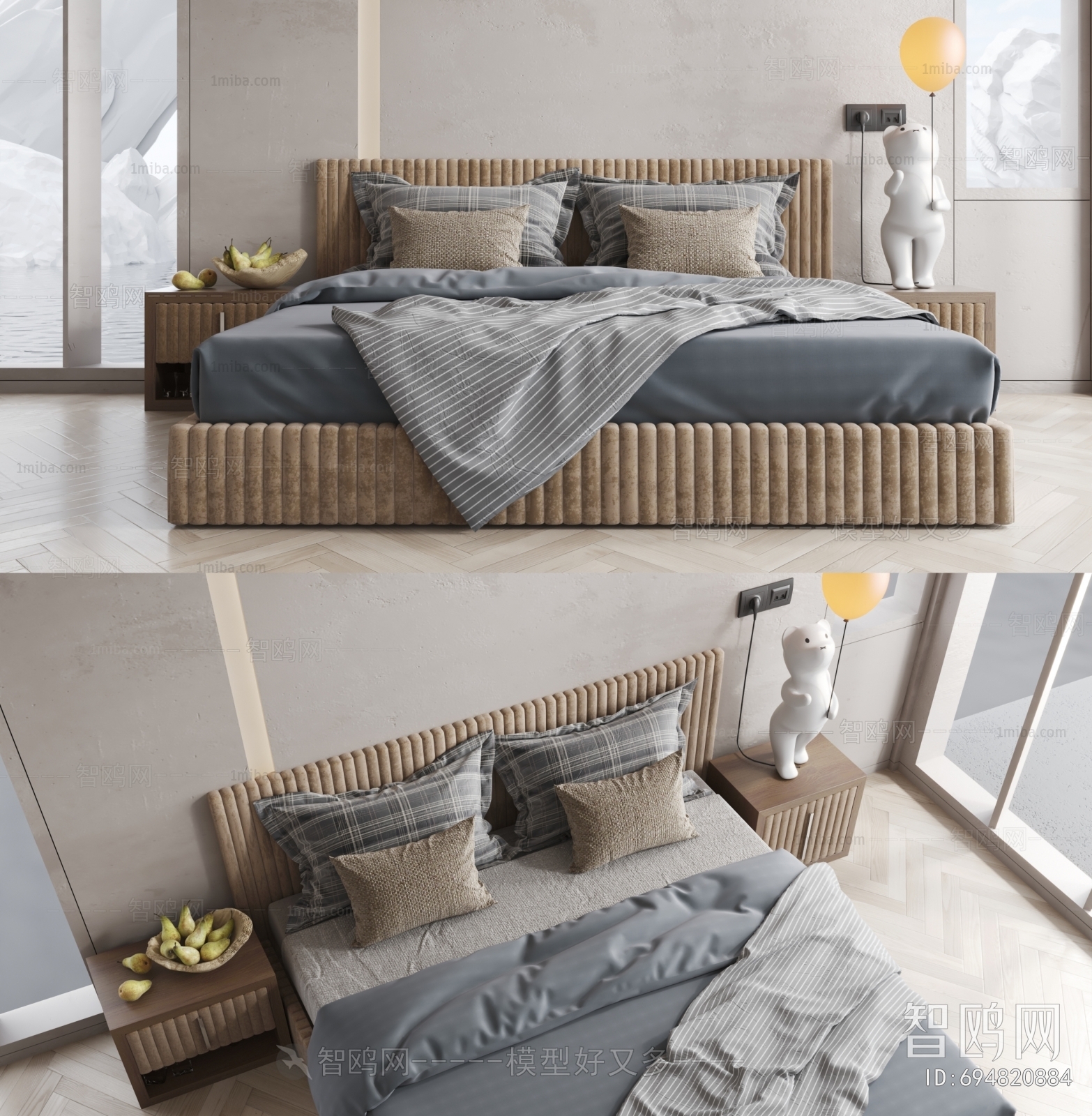 Modern Double Bed