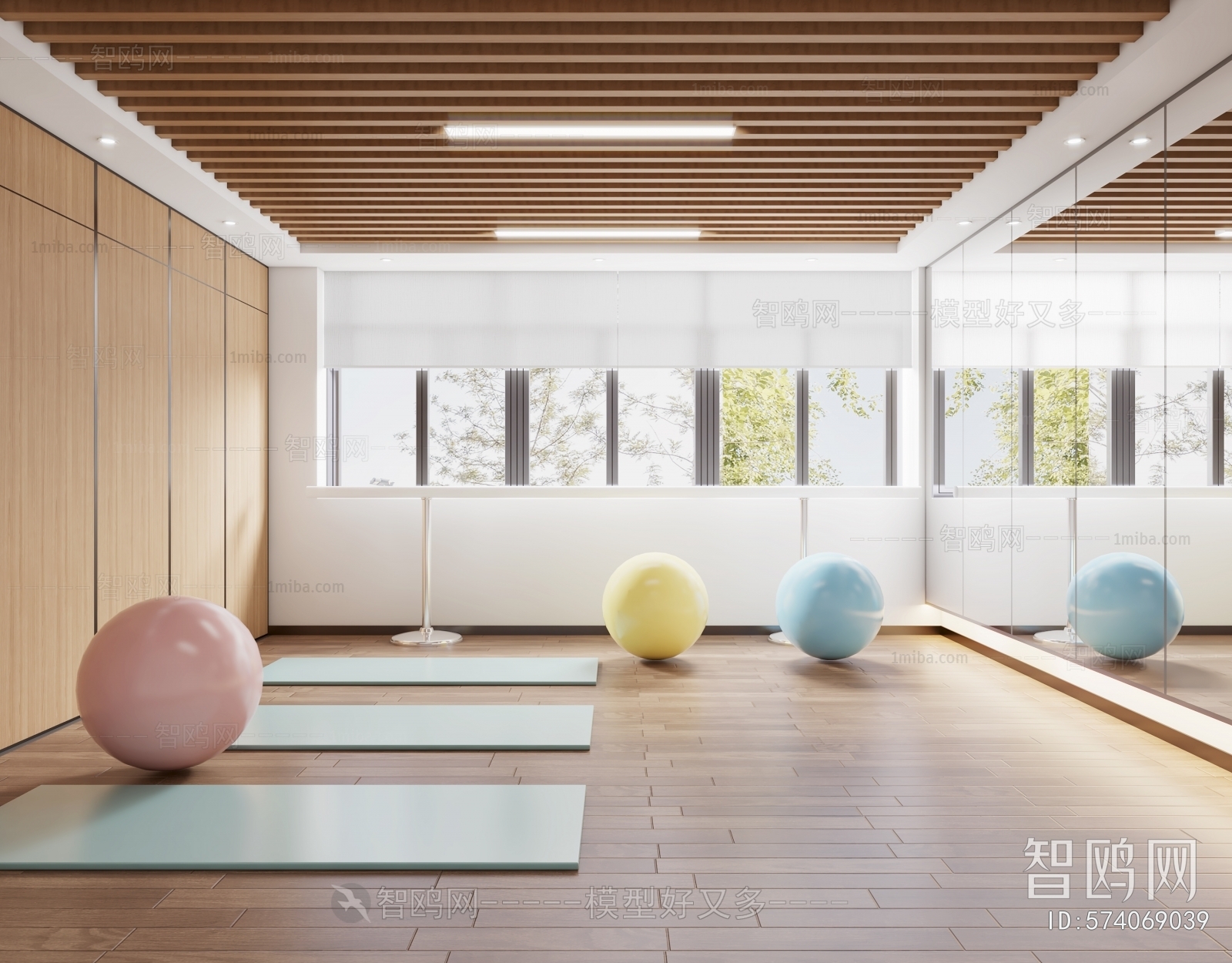 Modern Yoga Room