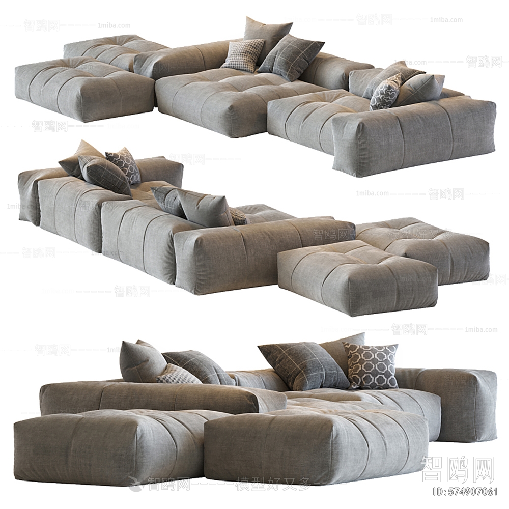 Modern Multi Person Sofa