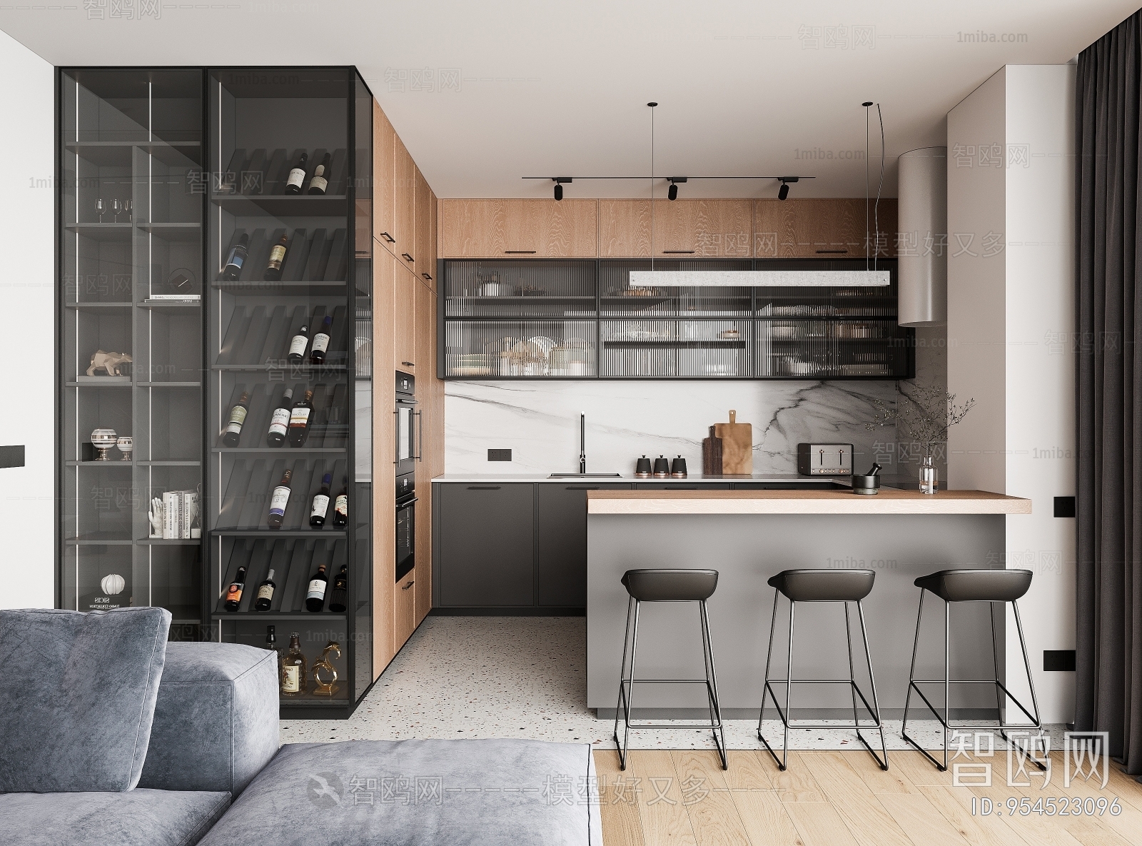 Modern Open Kitchen