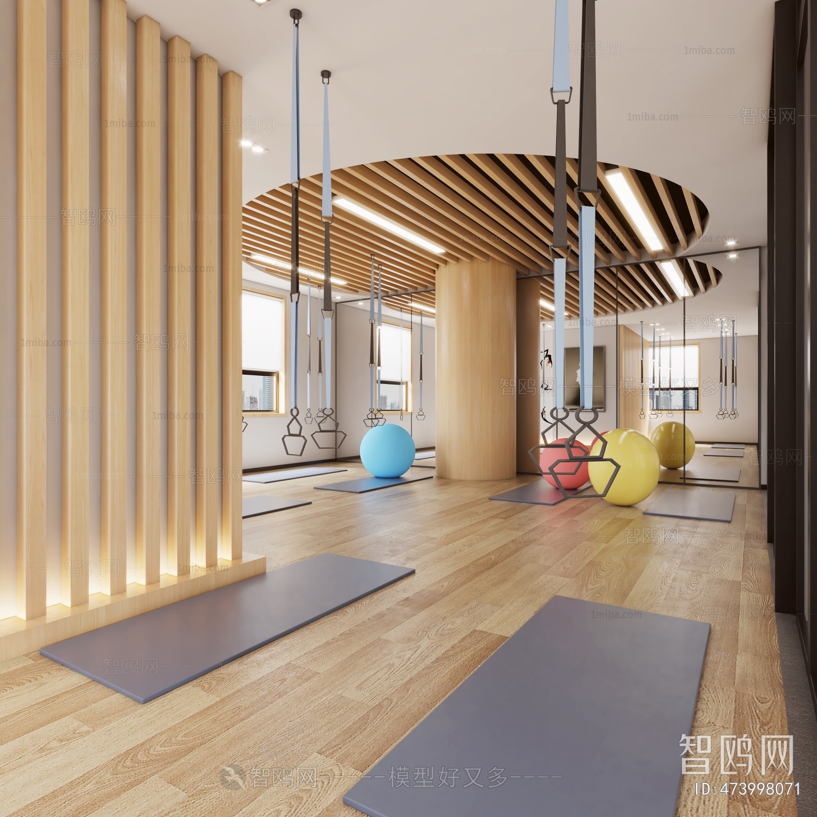 Modern Yoga Room