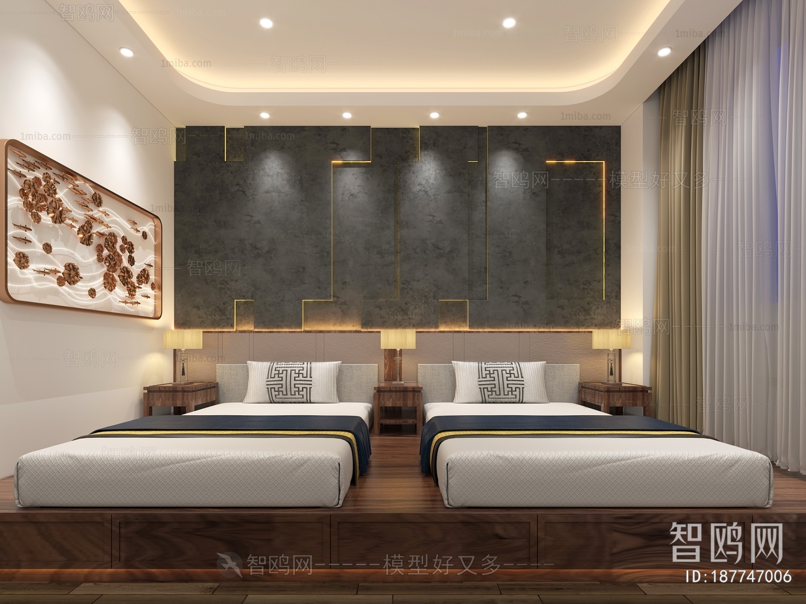 New Chinese Style Guest Room