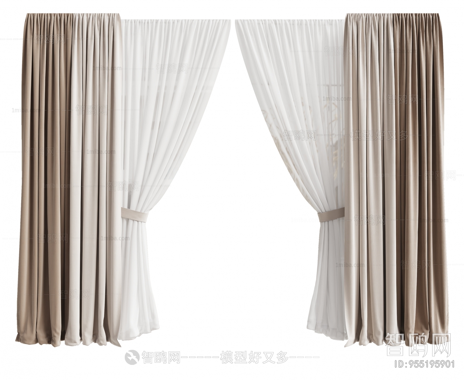 现代窗帘 窗纱