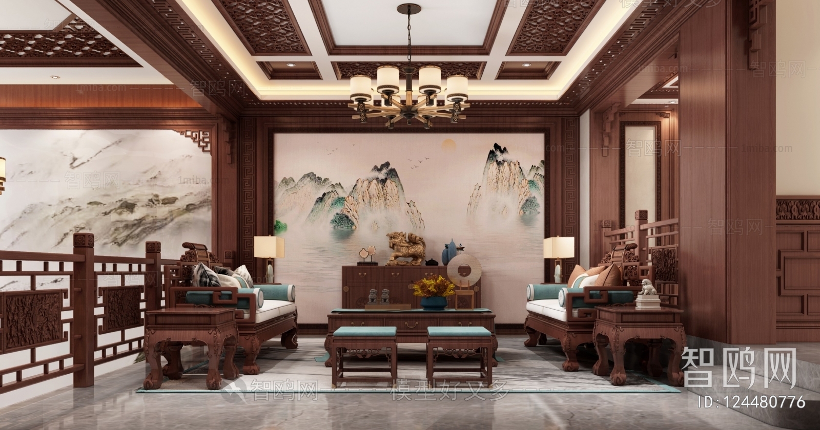 Chinese Style A Living Room