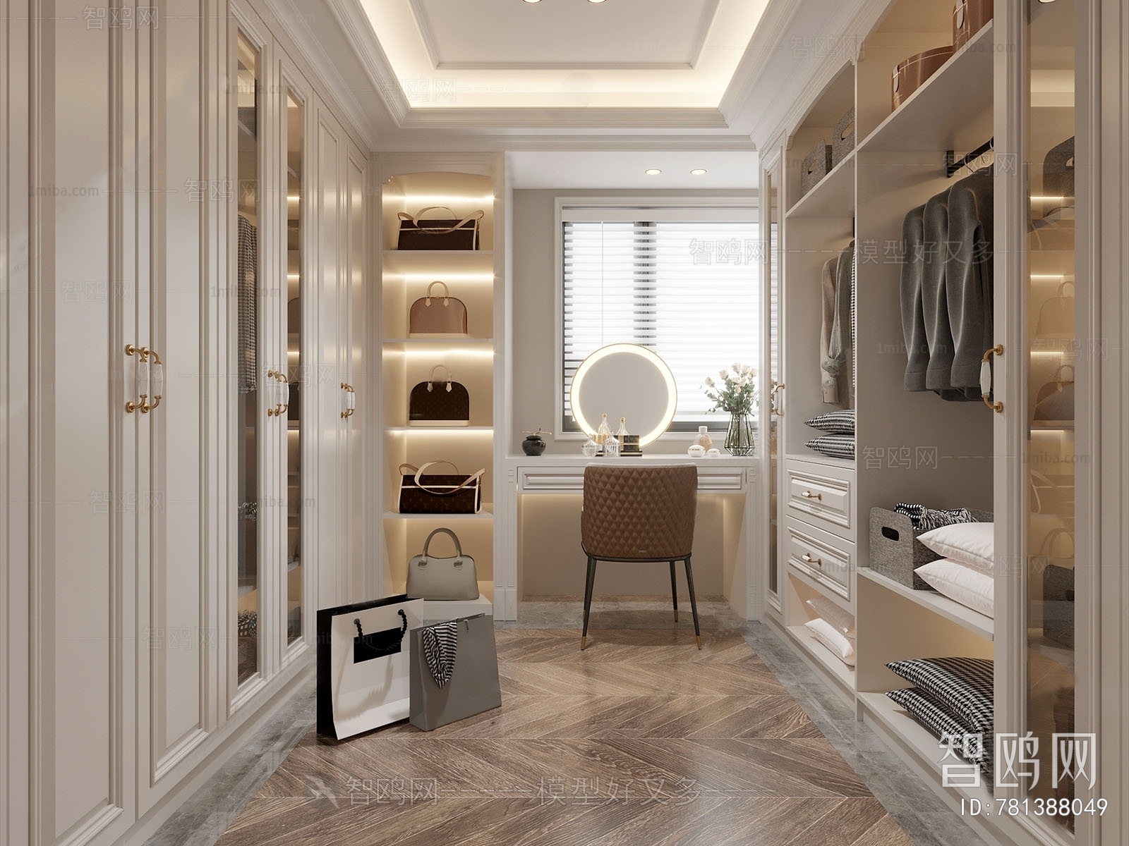 Modern Clothes Storage Area